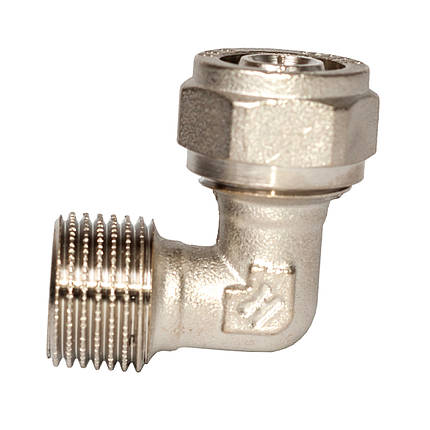 Кутник під обжим ключем 16 х 1/2" Зовн. RSk Італія 100/200, фото 1