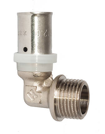 Кутник під опресовку 16 х1/2" Зовн. RSk Італія 90/180, фото 1