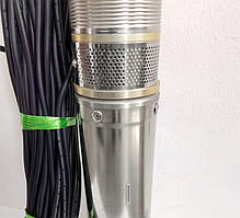 4SDm2/19 Насос свердловинний відцентровий 1,1kW (4,2m3/год.,126m.,підкл.1) + 50m кабель FROG, фото 4