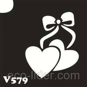 Трафарет для біотату V579, 6*6 див.