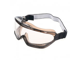 Окуляри захисні SAFETY (лінза скло, антицарапіна), що не потіє ПК LS-010910