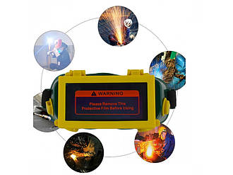 Окуляри захисні "Хамелеон" на гумці LS-010907