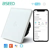 BSEED Wifi смарт сернсорный выключатель диммер димер Tuya Smart Life