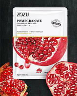 Тканинна маска для обличчя з екстрактом гранату Zozu Pomegranate Collagen Essence Facial Mask