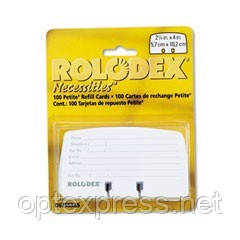 Змінні картки розграфлені у блістері 100шт ROLODEX 67553, фото 1