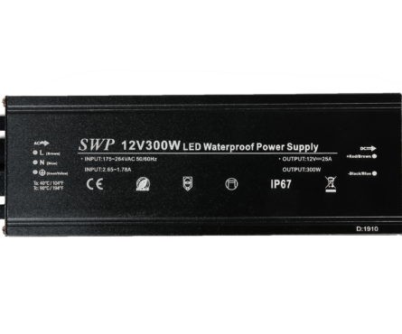 Блок живлення 12 вольт 300Вт SWP-F12-300W герметичний IP67 SWPower