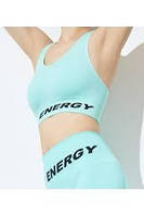 Топ спортивний на широких бретелях Giulia Top Fit Energy чорного бірюзового синього кольорів розміру S/M L/XL, фото 5