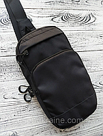 Чоловіча сумка-кобура-слінг cross body текстильна (oksford 1000D), зручна текстильна чоловіча сумка на плече