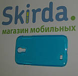 Чохол накладка для Samsung Galaxy S4 i9500 блакитний пластик, фото 2