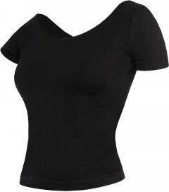 Футболка спортивна в рубчик Giulia T-Shirt Rib чорного кольору S/M - L/XL