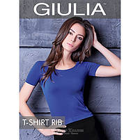 Футболка спортивна в рубчик Giulia T-Shirt Rib чорного кольору S/M - L/XL, фото 3