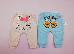 Ползунки интерлок с резинкой 18-28 размер (56 см, 62 см, 68 см, 74 см, 80 см)