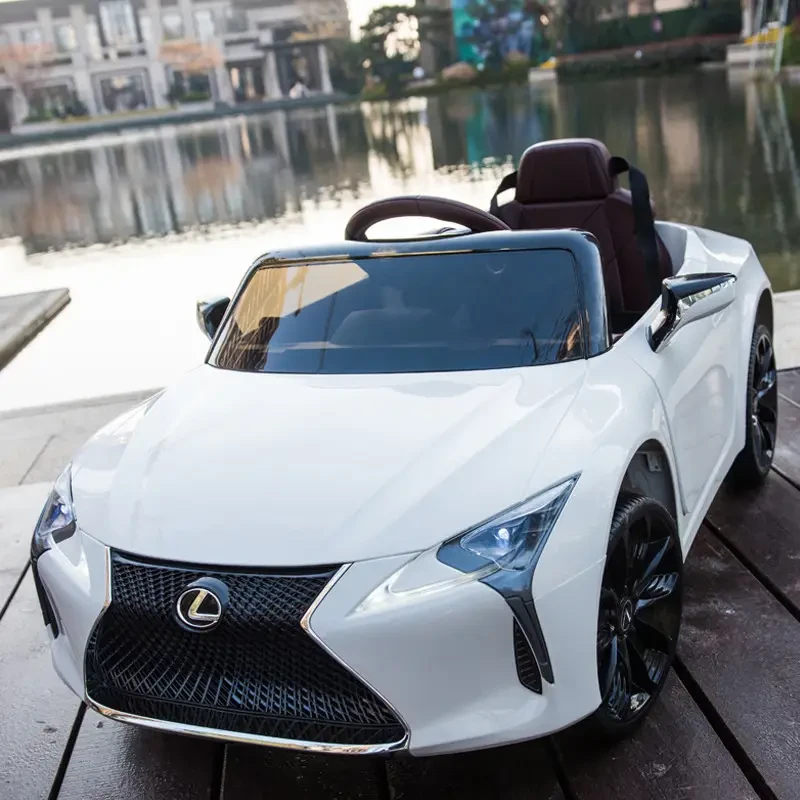 Дитячий електромобіль Lexus LC500 білий, фото 1