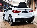 Дитячий електромобіль BMW 6 GT білий, фото 2