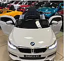 Дитячий електромобіль BMW 6 GT білий, фото 6