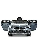Дитячий електромобіль BMW 6 GT сірий лак, фото 4