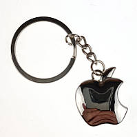 Брелок Яблуко формі ТМ Apple 9 см сріблястий (C4396)