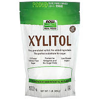 Ксилитол NOW Foods, Real Food "Xylitol" сахарозаменитель (454 г)