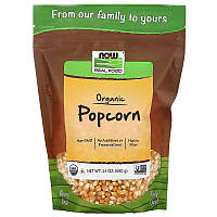 Органический попкорн NOW Foods, Real Food "Organic Popcorn" (680 г)