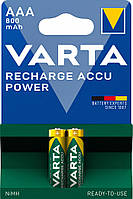 Аккумулятор Ni-MH HR03/ААА VARTA 800mAh 2шт R2U