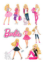 Вафельная картинка Барби | Съедобные картинки Barbie | Барби картинки разные Формат А4