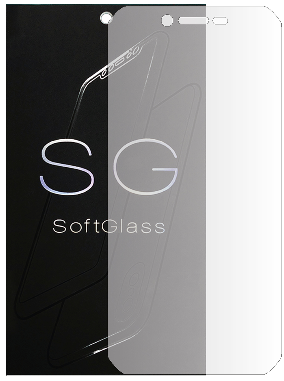 Бронеплівка для Blackview BV9600 (BV9600 pro) на екран зносостійка поліуретанова SoftGlass, фото 1