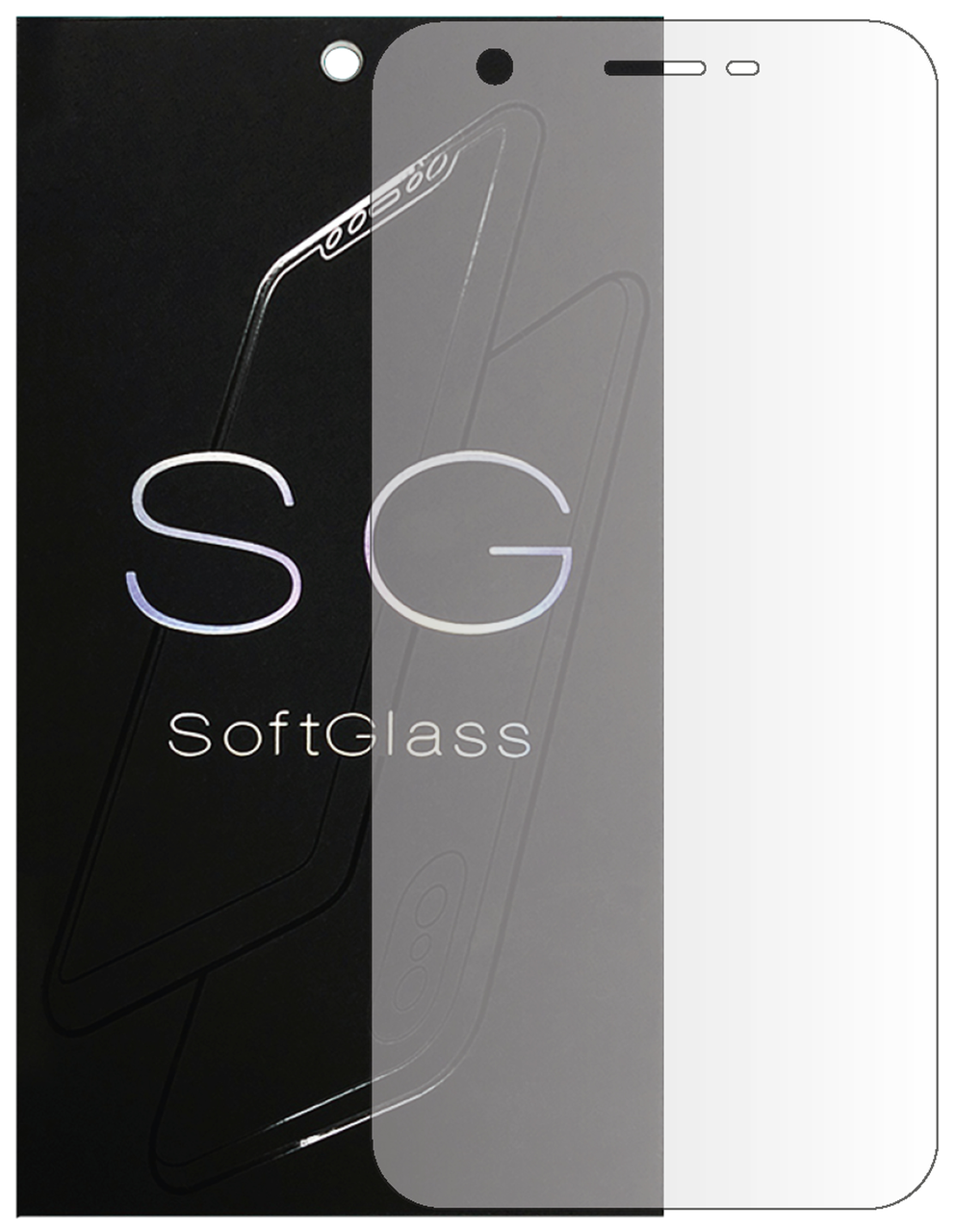 Бронеплівка для Blackview bv 5100 pro на екран зносостійка поліуретанова SoftGlass, фото 1