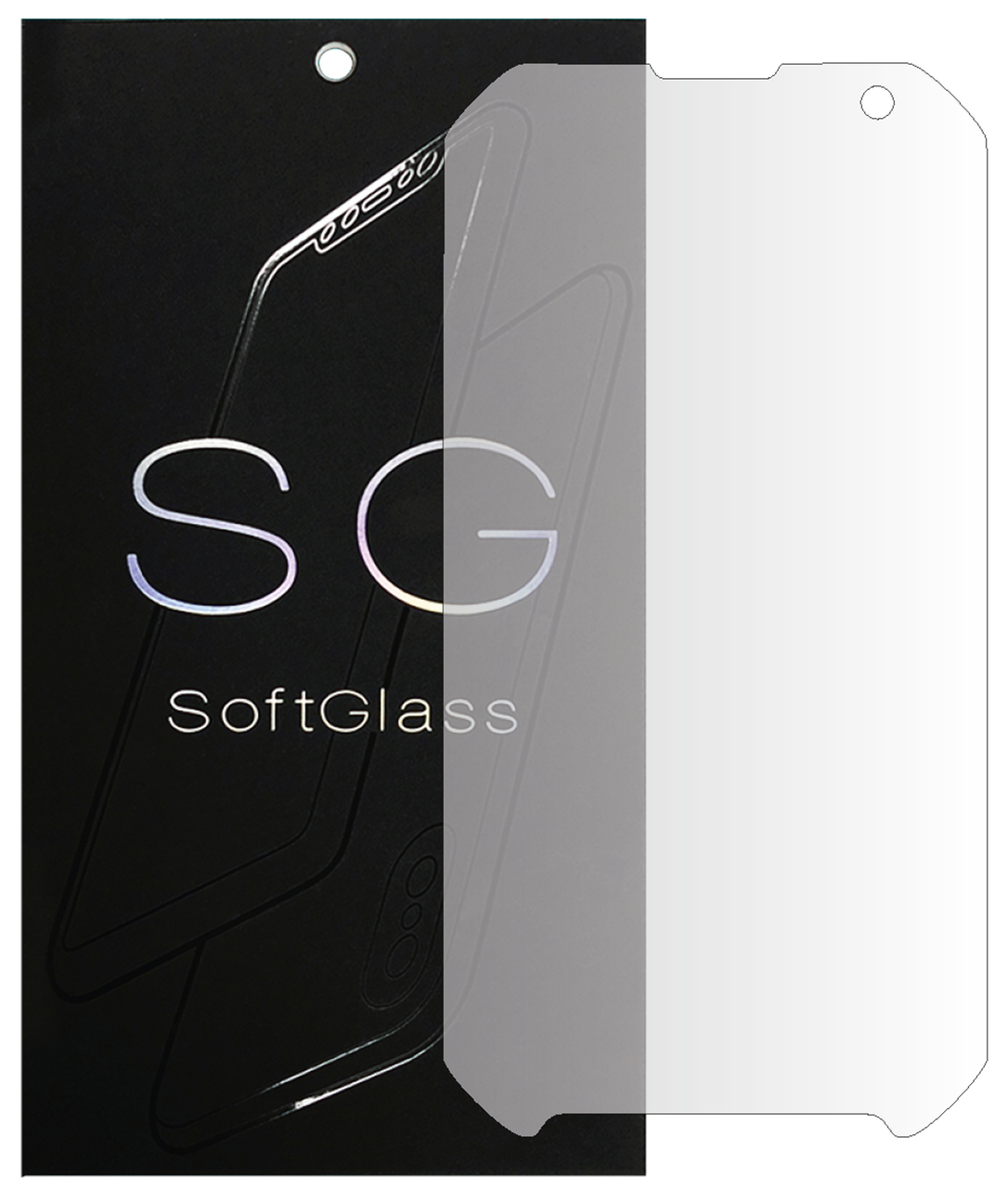 Бронеплівка для Blackview BV6000 на екран зносостійка поліуретанова SoftGlass, фото 1