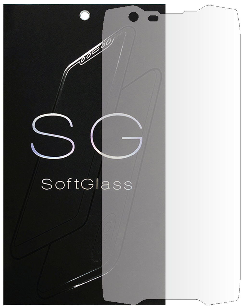 Бронеплівка для Blackview BV6800 PRO на екран зносостійка поліуретанова SoftGlass, фото 1