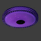 Музичний смарт-світильник 40 см 48 Вт на пульті д/у з RGB підсвічуванням SM-121/400/48W, фото 2