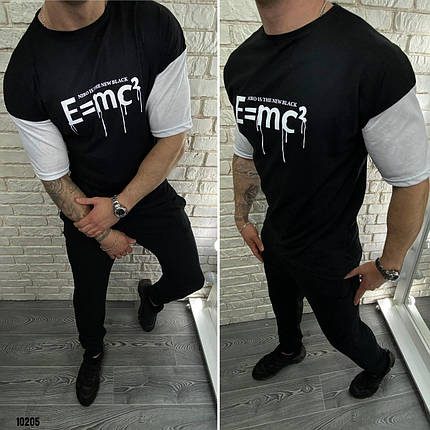 Модна футболка, тканина "Коттон+Стрейч" 48, 50, 52, 54, 56 розмір 48, фото 1