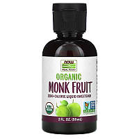 Жидкий подсластитель архат NOW Foods "Organic Monk Fruit" органический (59 мл)
