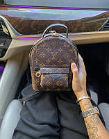 Женский мини рюкзак Louis Vuitton Palm Spings Mini LV Луи Виттон 2 цвета