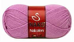 Nako NAKOLEN (Наколен) № 1249 рожево-бузковий (Вовняна пряжа з акрилом, нитки для в'язання)