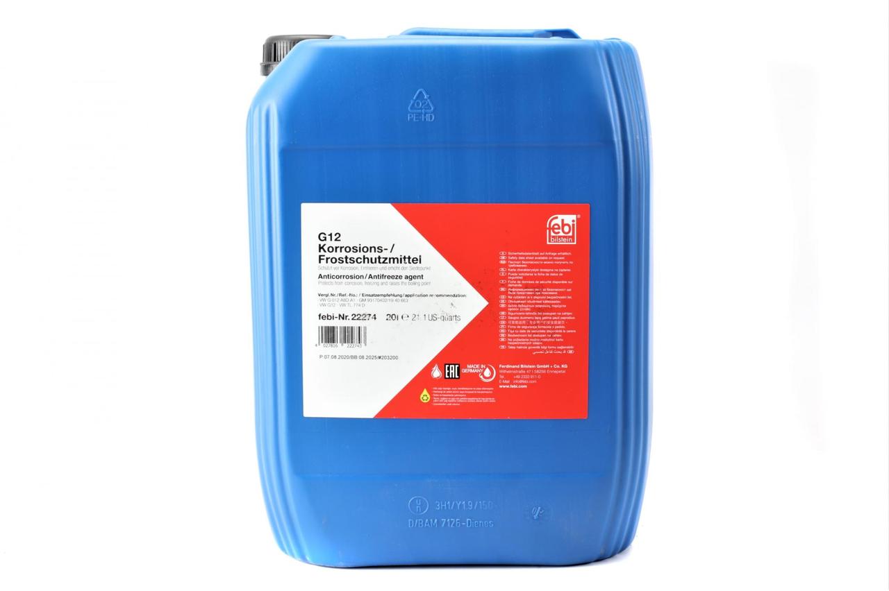 Антифриз FEBI G12 червоний концентрат 20 л, фото 1