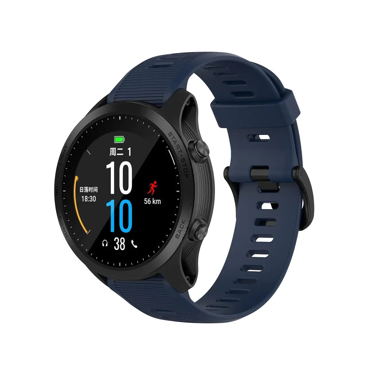 Ремінець для Garmin Forerunner 935/ 945/ Fenix 5, 5 Plus (темно-синій)