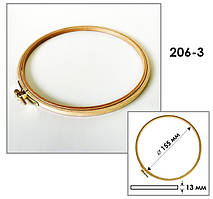 П'ЯЛЬЦЯ ДЕРЕВ'ЯНІ 206-3 ДІАМЕТР 155мм круглі з гвинтом