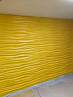 Гіпсові 3D-панель для стін "Шовк" розмір 600х600 мм