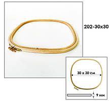 П'ЯЛЬЦЯ ДЕРЕВ'ЯНІ 202-30х30 квадратні з гвинтом