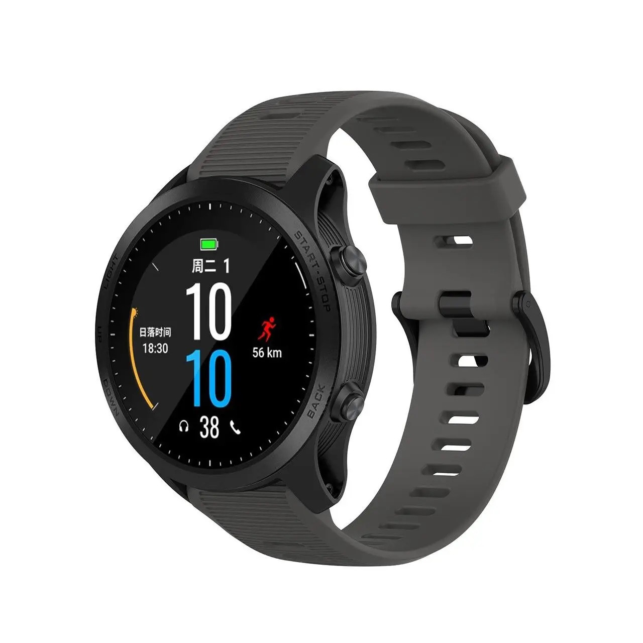 Ремінець для Garmin Forerunner 935/ 945/ Fenix 5, 5 Plus (сірий)