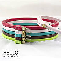 П'яльця ДІАМЕТР 190мм пластикові з гвинтом для вишивання