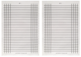 Трафарет зебра No 1/2 для розлініювання паперу 02155