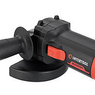 Шліфмашина кутова 800 Вт, діаметр круга 125 мм, 11000 об/хв. INTERTOOL WT-0218, фото 8