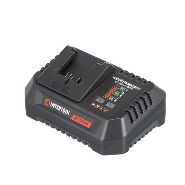 Пристрій зарядний для акумуляторів Li-ion 20 В, струм заряду 4.0 А INTERTOOL WT-0345, фото 1