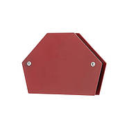 Тримач магнітний для зварювання трапеція, 30°, 45°, 60°, 75°, 90°, 135°, 11 кг, 100×68×14 мм INTERTOOL MW-0001, фото 2