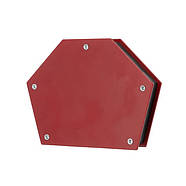 Тримач магнітний для зварювання трапеція, 30°, 45°, 60°, 75°, 90°, 135°, 34 кг, 145×110×25 мм INTERTOOL, фото 2