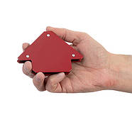 Тримач магнітний для зварювання стріла, 45°, 90°,135°, 11 кг, 70×80×14 мм INTERTOOL MW-0004, фото 3