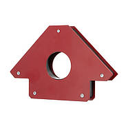 Тримач магнітний для зварювання стріла, 45°, 90°,135°, 35 кг, 110×120×25 мм INTERTOOL MW-0006, фото 2