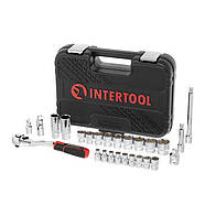 Набір інструментів 3/8 ", 26ед., Cr-V STORM INTERTOOL ET-8026, фото 4