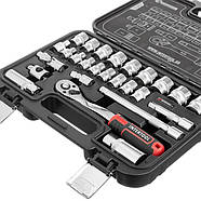 Набір інструментів 3/8 ", 26ед., Cr-V STORM INTERTOOL ET-8026, фото 6
